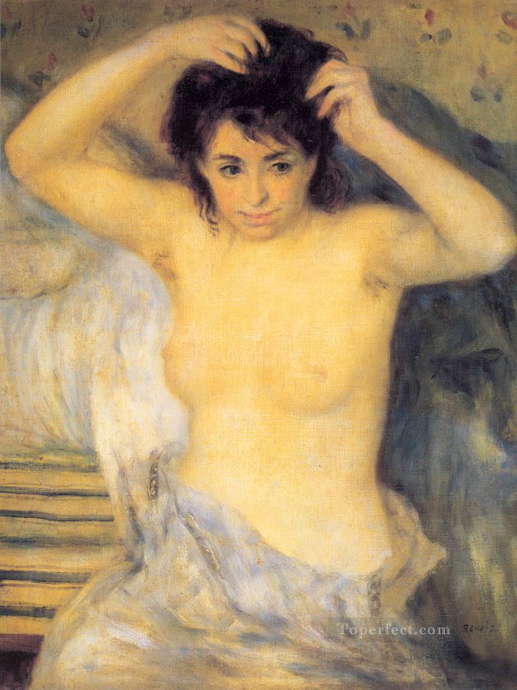 Torso Before the Bath The Toilette female nude Pierre Auguste Renoir Oil Paintings